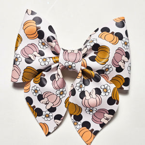Mouse With Bow Pumpkins Sailor Bow